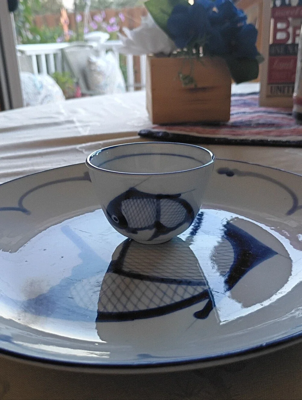 Koi  Vintage Chinese, 4 Pcs, 2-plates 9